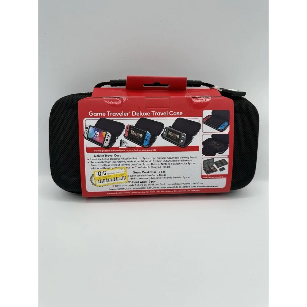 Nintendo Switch Game Traveler Deluxe Case - Purple - NEW